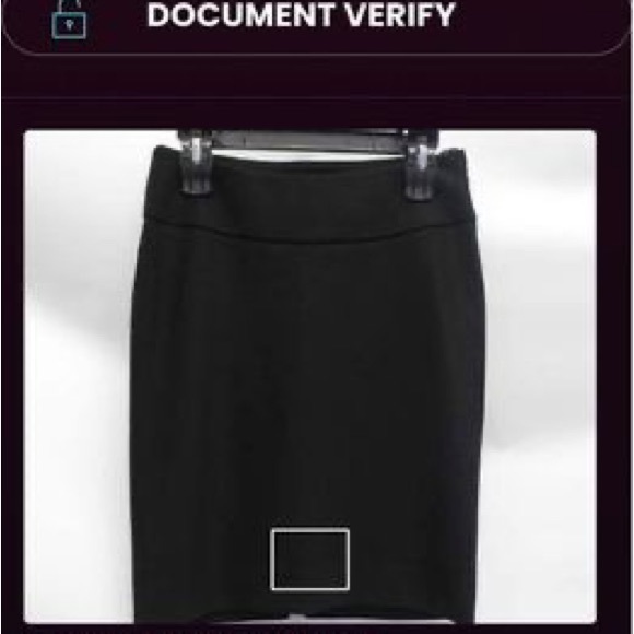 Authentic Prada Virgin Wool Black Skirt EU 40 US 4 - COA - Picture 8 of 9